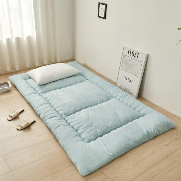 Matelas de sol portable enroulable - Tatami pour dortoir, garçons, adultes, étudiants (noir, 120 x 200 cm)